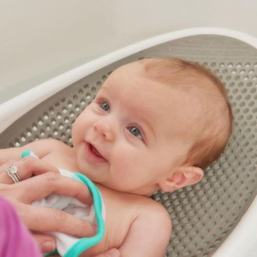 Transat De Bain Bebe Angelcare Blanc Et Gris Produits Bebes Fnac
