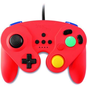 Manette Nintendo Switch filaire Steelplay Neo Retro Rouge