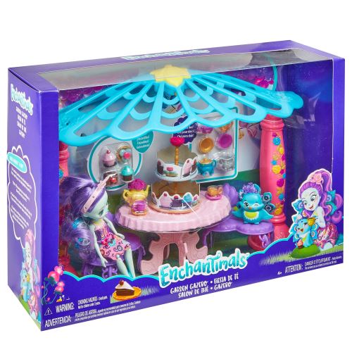 Playset Enchantimals Le salon de thé de Mme Paon