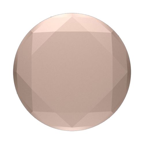 Support et Grip pour Smartphone PopSockets Diamant métallique et Or rose