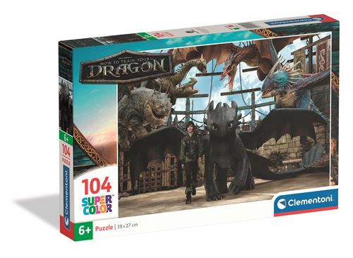 CLEMENTONI PZL 104 How to Train Your Dragon 25079 - vue 2