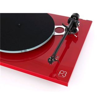 Platine vinyle Rega Planar 3 Rouge avec cellule Rega Exact