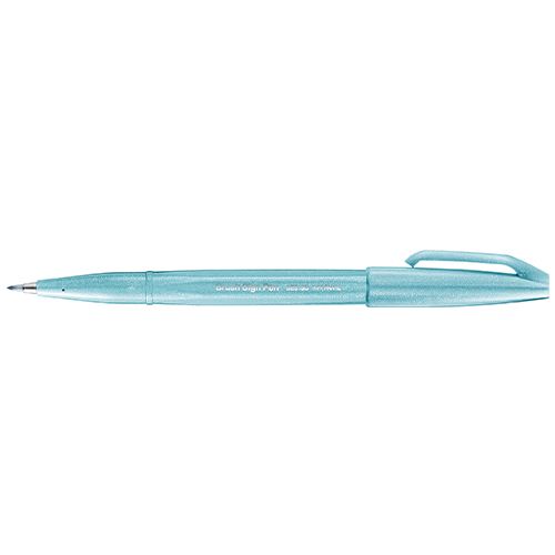 Stylo Feutre Pentel Brush Sign Pen Bleu Pastel