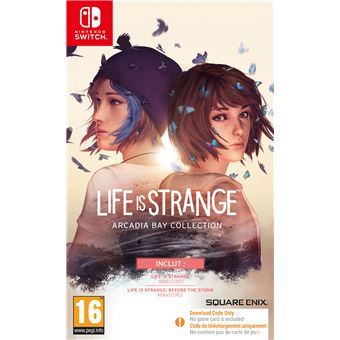 Life Is Strange Arcadia Bay Code in a box Nintendo Switch