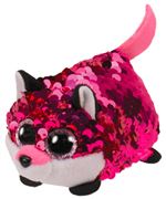 Peluche Ty Teeny Sequins Jewel le renard 8 cm