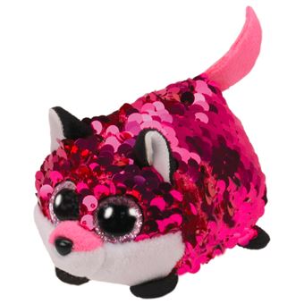 Peluche Ty Teeny Sequins Jewel le renard cm Peluche Achat