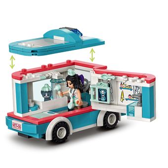 Lego friends 41394 l'hôpital de heartlake city avec mini poupées et jouet  ambulance pour filles et garçons de 6 ans et + - La Poste