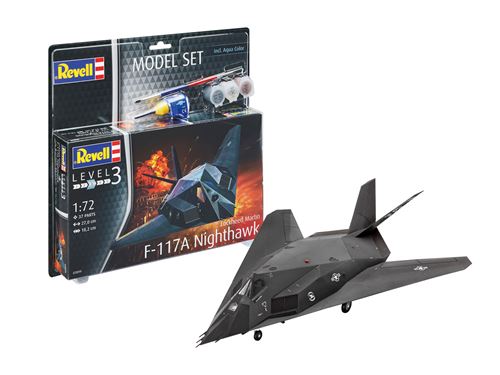 Maquette Revell Model Set Chasseur furtif F-117A Nighthawk