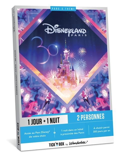 Coffret Cadeau Tick’nBox Disneyland Paris Séjour 1