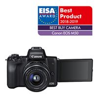 Appareil Photo Hybride Canon EOS M50 Noir + Objectif EF-M 15-45mm f/3.5-6.3 STM