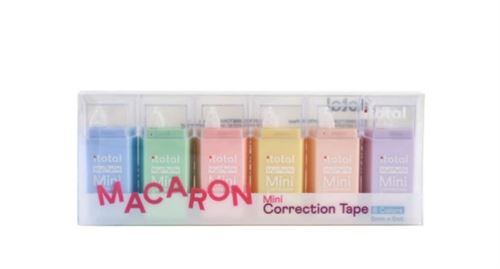 Étui de 6 Mini Correcteurs Tape Itotal Macaron