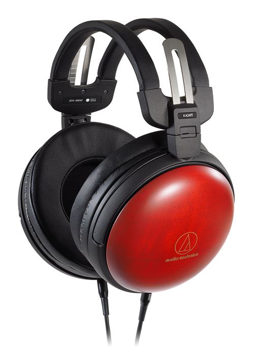 Casque d'écoute circum-aural Audio-Technica ATH-AWAS Rouge