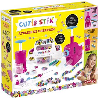 Lansay Cutie Stix Heishi Fashionista - Kit Créatif Bijoux 3 En 1 Dès 6 Ans