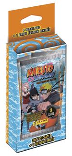 Blister 4 pochettes avec carte édition limitée Panini Naruto Shippuden