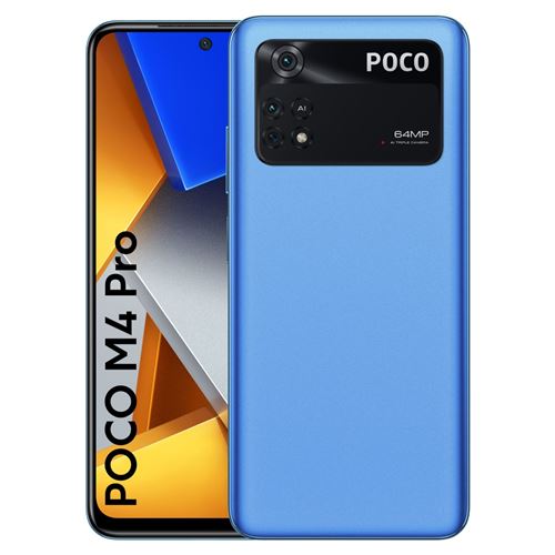 Smartphone Xiaomi Poco M4 Pro 6.43"" Double SIM 128 Go Bleu Intense État correct - Xiaomi reconditionné disponible sur Fnac