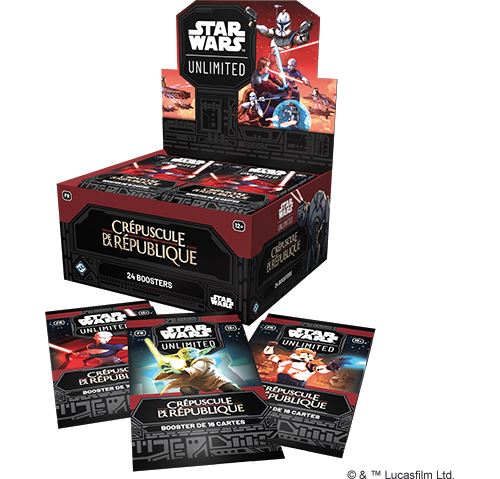 Acheter Carte à collectionner Star Wars Unlimited Crépuscule de la République Booster État correct - 16,00 € Carte à collectionner Star Wars Unlimited Crépuscule de la République Booster État correct - reconditionné disponible sur Fnac