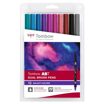 Set de 10 feutres Tombow France & Benelux Abt Dual Galaxy