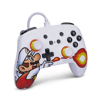 Manette filaire améliorée pour Nintendo Switch PowerA Fireball Mario