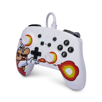 Manette filaire améliorée pour Nintendo Switch PowerA Fireball Mario