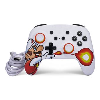 Manette filaire améliorée pour Nintendo Switch PowerA Fireball Mario