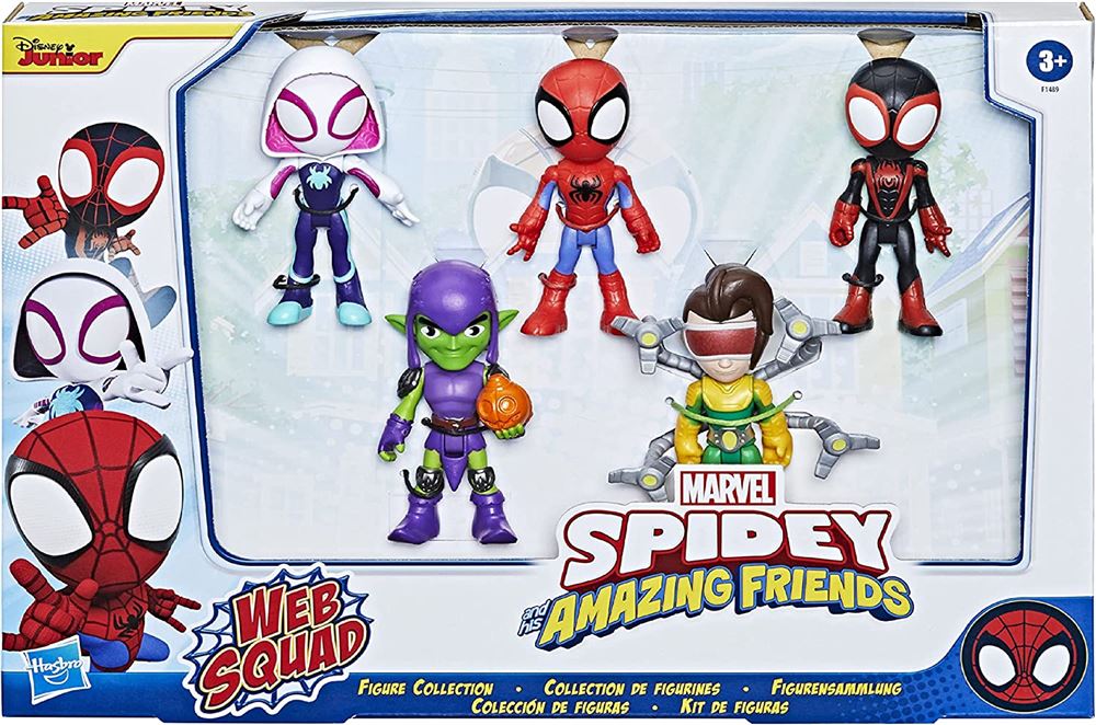 Marvel Spidey and His Amazing Friends - Figurine de héros Spidey de 10 cm -  inclut 1 accessoire - pour enfants dès 3 ans