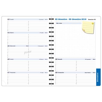 Agenda scolaire semainier Exacompta 2023 2024 20W Lady