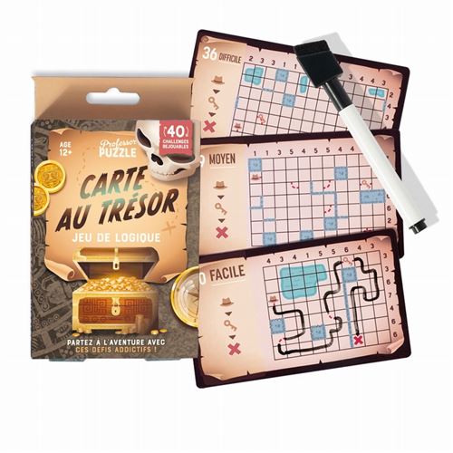 Casse-tête Professor puzzle Carte au trésor - Professor Puzzle