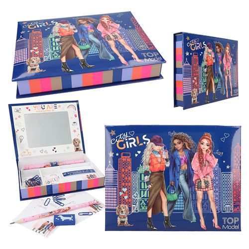 Dessin et coloriage enfant Top Model Coffret écriture City Girls