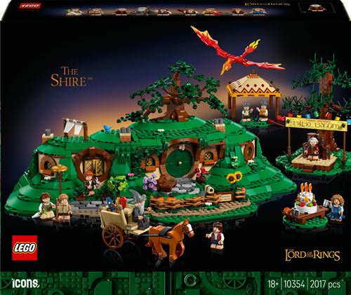 LEGO® Icons 10354 Le Seigneur des Anneaux : la Comté Exclusivité Fnac État correct - LEGO Icons reconditionné disponible sur Fnac