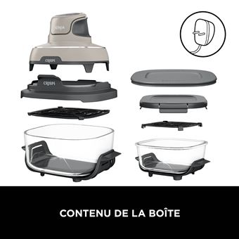 Friteuse sans huile Ninja Crispi Airfryer en verre FN101EUST Beige