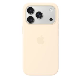 Coque en silicone avec MagSafe Apple Vanille pour iPhone 17 Pro - 1
