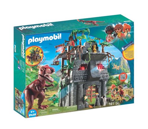 Playmobil Dinos 9429 Campement des explorateurs avec tyrannosaure