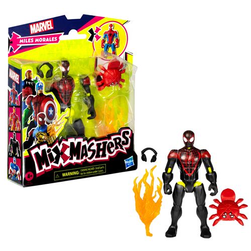 Spiderman Filles Multicolore Figurine Spider-Man Mixmashers Marvel Modèle Aléatoire