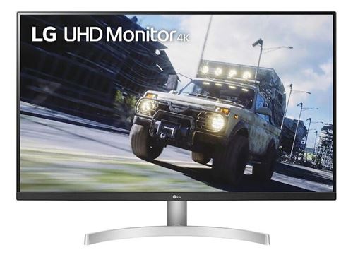 LG 32UN500 W Écran LED 31.5 3840 x 2160 4K @ 60 Hz VA 350 cdm² 3000:1 HDR10 4 ms 2xHDMI DisplayPort haut parleurs - vue 2