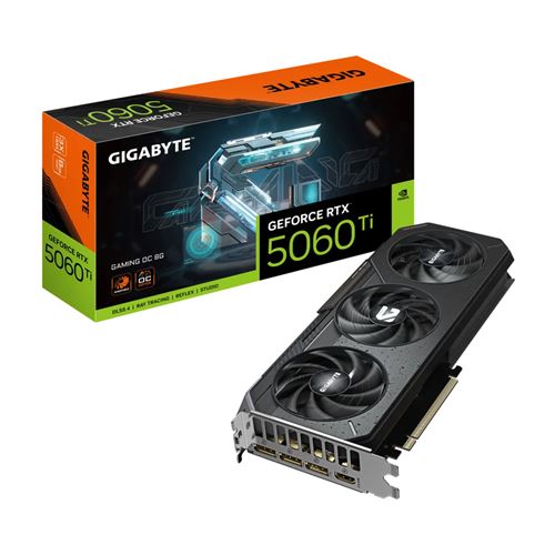 Carte Graphique GIGABYTE GeForce RTX 5060 Ti GAMING OC 8G – 8 Go GDDR7, PCI-E 5.0, 2647 MHz - vue 5