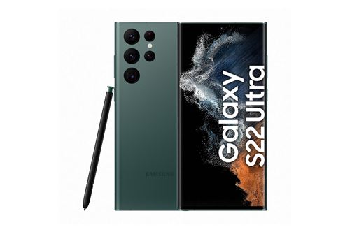 Acheter Smartphone Samsung Galaxy S22 Ultra 6.8"" Double SIM 5G 12 Go RAM 256 Go Vert État correct - 369,00 € Smartphone Samsung Galaxy S22 Ultra 6.8"" Double SIM 5G 12 Go RAM 256 Go Vert État correct - Samsung reconditionné disponible sur Fnac
