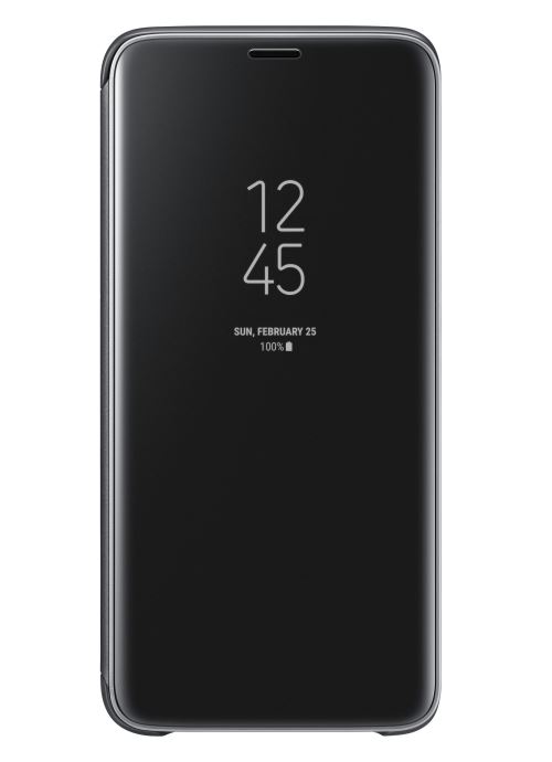 Etui Samsung Clear View Noir pour Galaxy S9