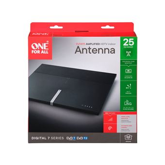 Antenne Intérieure TV One For All SV9465 Avec Filtre 5G - Neuf Sous Emballage