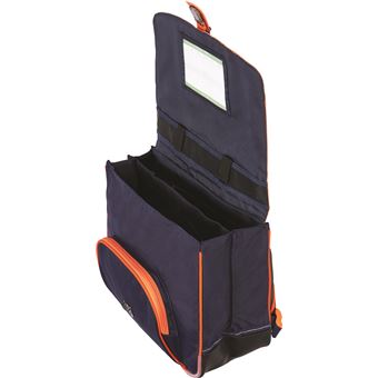 Cartable scolaire Tann's Les Chinés Revisités Lucas 38 cm Lucas Gris et bleu