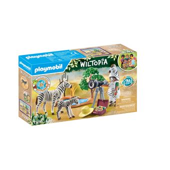 Playmobil Wiltopia 71295 Photographe avec déguisement et zèbres