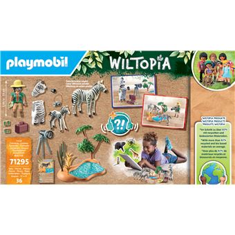 Playmobil Wiltopia 71295 Photographe avec déguisement et zèbres