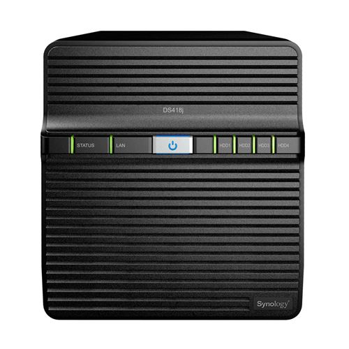 Synology DiskStation DS418j Server NAS a 4 alloggiamenti da 1 GB nero