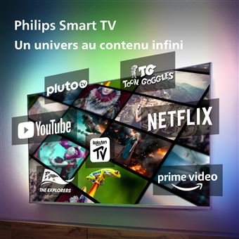 Philips 32PFS6908 - Classe de diagonale 32" 6900 Series TV LCD rétro-éclairée par LED - Smart TV - New OS - 1080p 1920 x 1080 - HDR - gris anthracite