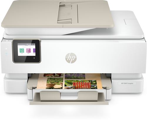 Imprimante multifonction Tout-en-un HP Envy Inspire 7924e Blanc et beige