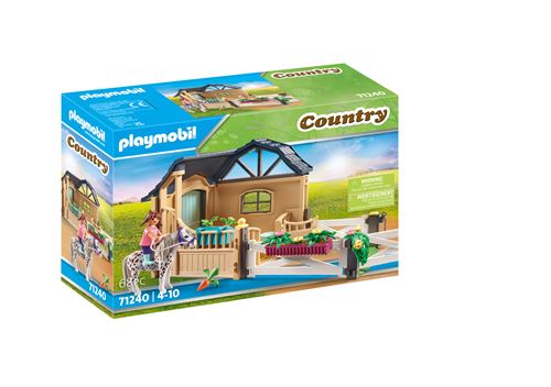 Playmobil Country 71240 Extension Box Avec Cheval