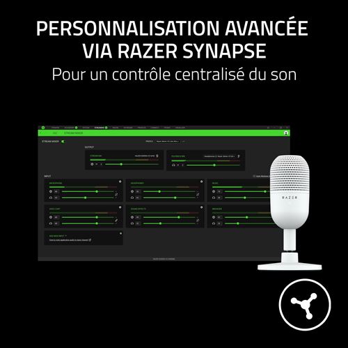 Microphone Razer Seiren V3 Chroma - Réduction du bruit - RVB - Wit