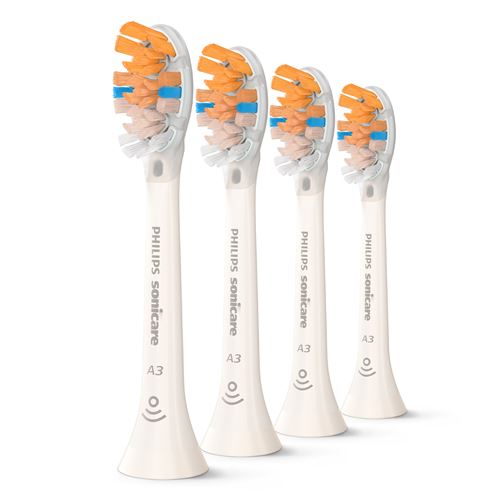 Brossettes Dentaires Philips Sonicare Hx9094/87 All In One Lot De 4 Blanc