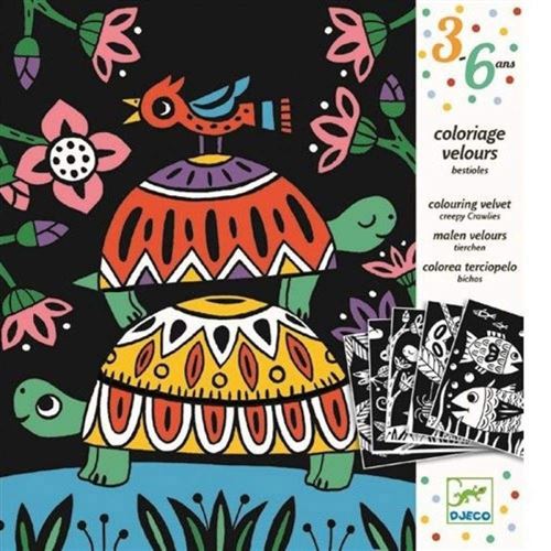 COLORIAGE VELOUR - BESTIOLES