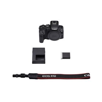 Appareil photo hybride Canon EOS R10 + Bague d’adaptation EF-EF-S pour boitier EOS R