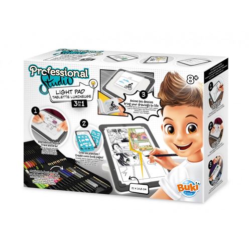 Jeu Créatif Buki Professional Studio Tablette 3 En 1